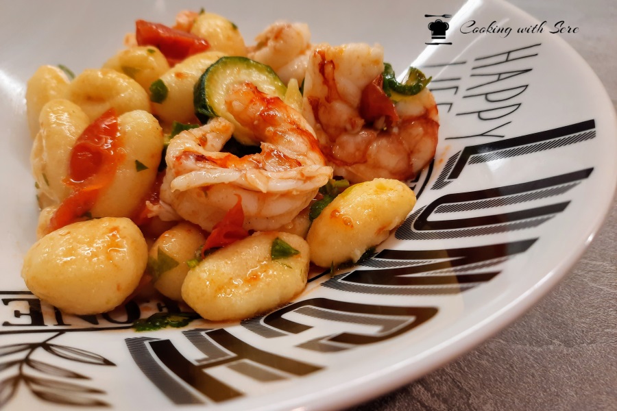 Gnocchi Gamberi E Zucchine Cooking With Sere 