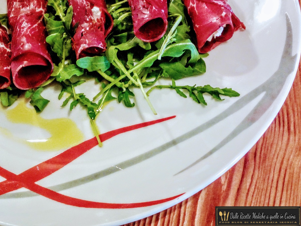 Involtini di Bresaola e Philadelphia e rucola - Cooking with Sere